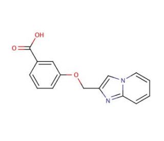 3-(imidazo[1,2-a]pyridin-2-ylmethoxy)benzoic acid - chemical structure image
