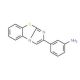 3-Imidazo[2,1-b][1,3]benzothiazol-2-ylaniline (CAS 79890-07-6) - chemical structure image