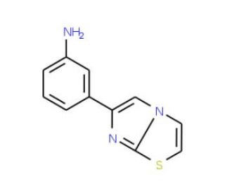3-Imidazo[2,1-b]thiazol-6-yl-phenylamine - chemical structure image