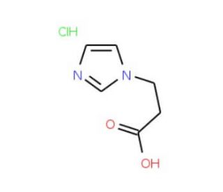 3-Imidazol-1-yl-propionic acid hydrochloride (CAS 18999-45-6) - chemical structure image