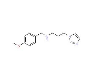 (3-Imidazol-1-yl-propyl)-(4-methoxy-benzyl)-amine - chemical structure image
