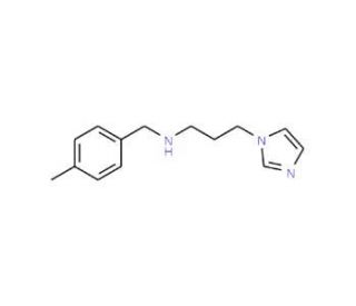 (3-Imidazol-1-yl-propyl)-(4-methyl-benzyl)-amine - chemical structure image
