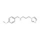 (3-Imidazol-1-yl-propyl)-(4-methylsulfanyl-benzyl)-amine - chemical structure image