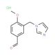3-Imidazol-1-ylmethyl-4-methoxy-benzaldehydehydrochloride - chemical structure image
