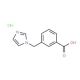 3-Imidazol-1-ylmethyl-benzoic acid hydrochloride (CAS 218131-32-9) - chemical structure image