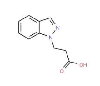 3-Indazol-1-yl-propionic acid - chemical structure image