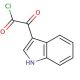 3-Indoleglyoxylyl chloride (CAS 22980-09-2) - chemical structure image