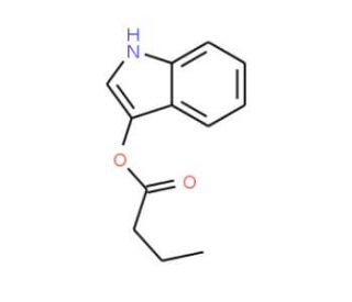 3-Indoxyl butyrate (CAS 4346-15-0) - chemical structure image