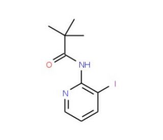 3-Iodo-2-(2,2,2-trimethylacetamido)pyridine (CAS 113975-31-8) - chemical structure image