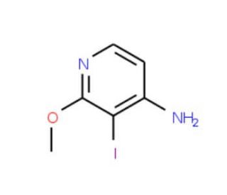 3-Iodo-2-methoxy-4-pyridinamine - chemical structure image