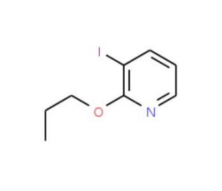 3-Iodo-2-n-propoxypyridine - chemical structure image
