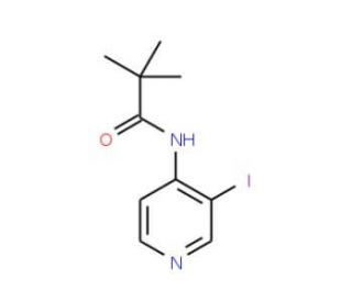 3-Iodo-4-(2,2,2-trimethylacetamido)pyridine (CAS 113975-33-0) - chemical structure image
