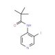 3-Iodo-4-(2,2,2-trimethylacetamido)pyridine (CAS 113975-33-0) - chemical structure image