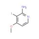 3-Iodo-4-methoxy-pyridin-2-ylamine (CAS 956485-64-6) - chemical structure image
