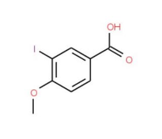 3-Iodo-4-methoxybenzoic acid (CAS 68507-19-7) - chemical structure image