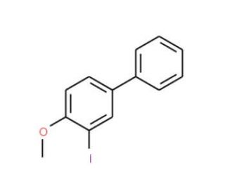 3-Iodo-4-methoxybiphenyl (CAS 91718-20-6) - chemical structure image