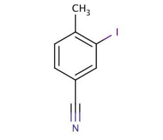 3-Iodo-4-methylbenzonitrile (CAS 42872-79-7) - chemical structure image