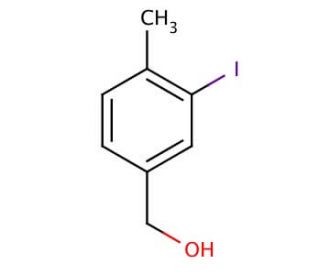 3-Iodo-4-methylbenzyl alcohol (CAS 165803-89-4) - chemical structure image