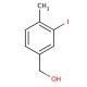 3-Iodo-4-methylbenzyl alcohol (CAS 165803-89-4) - chemical structure image