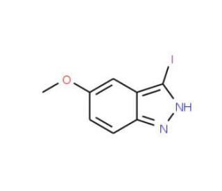 3-Iodo-5-methoxyindazole (CAS 290367-99-6) - chemical structure image