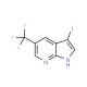 3-Iodo-5-(trifluoromethyl)-1H-pyrrolo[2,3-b]-pyridine (CAS 1142192-57-1) - chemical structure image