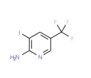3-Iodo-5-(trifluoromethyl)-2-pyridinylamine (CAS 211308-82-6) - chemical structure image