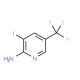 3-Iodo-5-(trifluoromethyl)-2-pyridinylamine (CAS 211308-82-6) - chemical structure image