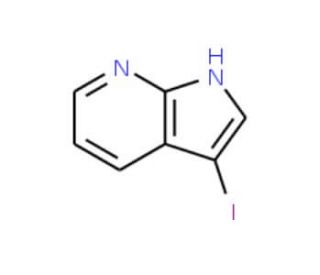 3-Iodo-7-azaindole (CAS 23616-57-1) - chemical structure image