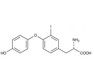 3-Iodo-L-thyronine (CAS 10468-90-3) - chemical structure image