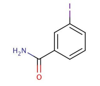 3-Iodobenzamide (CAS 10388-19-9) - chemical structure image