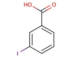 3-Iodobenzoic Acid (CAS 618-51-9) - chemical structure image