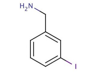 3-Iodobenzylamine (CAS 696-40-2) - chemical structure image