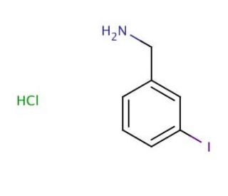 3-Iodobenzylamine hydrochloride (CAS 3718-88-5) - chemical structure image
