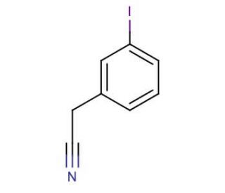 3-Iodophenylacetonitrile (CAS 130723-54-5) - chemical structure image