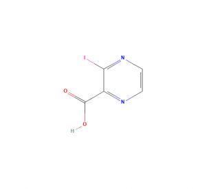 3-Iodopyrazine-2-carboxylic acid (CAS 212471-40-4) - chemical structure image