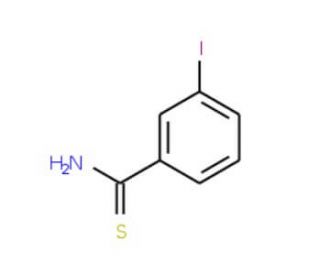 3-Iodothiobenzamide (CAS 106748-26-9) - chemical structure image