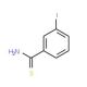 3-Iodothiobenzamide (CAS 106748-26-9) - chemical structure image