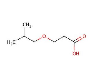 3-isobutoxypropanoic acid - chemical structure image