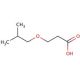 3-isobutoxypropanoic acid - chemical structure image