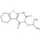3-Isobutyl-2-mercapto-5,6,7,8-tetrahydro-3H-benzo[4,5]thieno[2,3-d]pyrimidin-4-one - chemical structure image