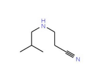 3-Isobutylamino-propionitrile (CAS 14278-96-7) - chemical structure image