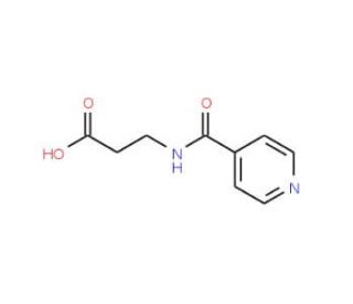 3-(isonicotinoylamino)propanoic acid - chemical structure image