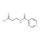 3-(isonicotinoylamino)propanoic acid - chemical structure image