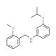 3-Isopropoxy-N-(2-methoxybenzyl)aniline - chemical structure image