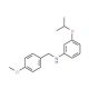 3-Isopropoxy-N-(4-methoxybenzyl)aniline - chemical structure image