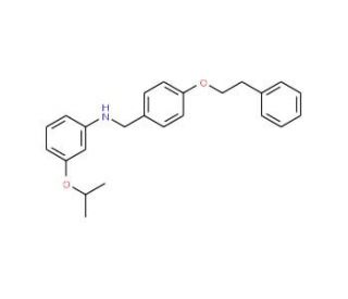 3-Isopropoxy-N-[4-(phenethyloxy)benzyl]aniline - chemical structure image