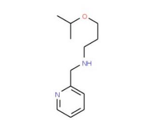 (3-Isopropoxy-propyl)-pyridin-2-ylmethyl-amine - chemical structure image
