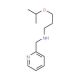 (3-Isopropoxy-propyl)-pyridin-2-ylmethyl-amine - chemical structure image