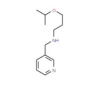 (3-Isopropoxy-propyl)-pyridin-3-ylmethyl-amine - chemical structure image