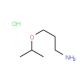 3-isopropoxypropan-1-amine hydrochloride - chemical structure image